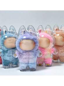 1pc Acrylic Protective Case For Labubu Monster Doll - Clear Standing Display Case, Plastic Portable Storage Box Cover For LabubuCollectible Dolls ( Doll Not Included )Intended For Labubu Case,Clear Figure Display Bag Single Pack,Ideal For Christmas And Halloween Decorations,Calendarlgs Of Advent Home,For Christmas/Christmas Decorations/Christmas Gifts-Multi-Size Design For Various Choices