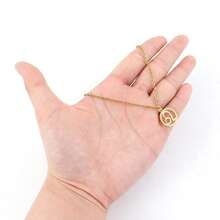 Fashionable Zodiac Necklace, Classic Chain Necklace For Women - Yellow Gold - View 3