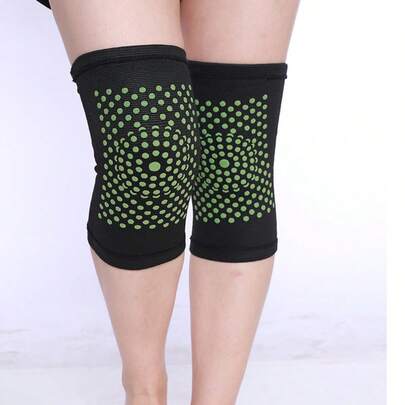 Elastic Knitted Knee Sleeves (1 Pair) For Joint Support & Muscle Recovery - Breathable, Warmth-Enhanced Support For Arthritis, Workouts & Active Lifestyles