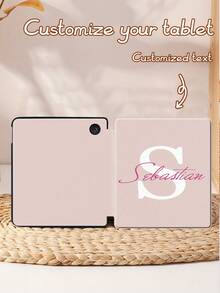 Customizable Kindle Case, Initial + Last Name Design, Compatible With Kobo Clara Colour, Kindle (11th Gen) 2022/Paperwhite 6, Kindle 10th Gen 2019, Kindle Accessories, Kindle Cover, Auto Sleep/Wake Function