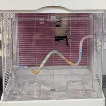 1pc/ Birdcage, Rotating Climbing Stand, Black Phoenix, Peony, Tiger Skin Parrot, Climbing Swing Toy, Cotton Rope Stand, Birdcage, Decorative Items, Length Optional