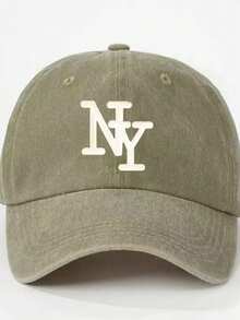 1pc Unisex Embroidered Daisy Washed Baseball Cap, Lightweight Breathable Adjustable Sun Protection Sports Hat Suitable For Spring, Autumn Outdoor Activities Like Travel, Hiking, Cycling - Embroidery - View 9