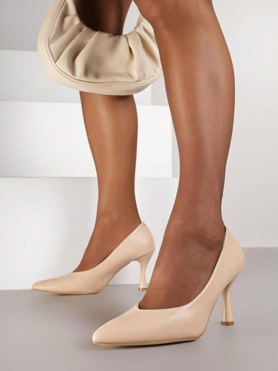Vices Heels With Natural Leather Insole - Mocha Brown - View 1