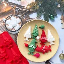 قالب سيليكون لخبز ، قوالب شوكولاتة وحلوى لتشكيل الزناجيل الصغيرة، قوالب للصابون اليدوي والشوكولاتة والجيلي والحلوى والشموع، مع قالب سيليكون بشكل جرس ، ديكورات عيد الميلاد، بيجامات ، هدايا ، ديكور