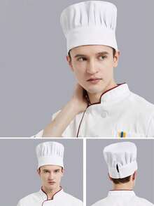 1 Mũ đầu bếp nhiều màu có thể điều chỉnh, Unisex, Thích hợp để nấu ăn, Chống bụi, Sử dụng cho tiệm bánh, nhà hàng, nhà máy, đồng phục đầu bếp và sử dụng hàng ngày - Nhiều màu - Xem 10