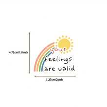 50 Matte Mental Health Stickers, Suitable For Plastic, Glass, Metal, Irregularly Shaped Phone Cases, Laptops, Water Bottles, Scrapbooks And Diaries - Unique Decorative Stickers, Disposable Color DIY Sticker Sets - 1 - 查看 5