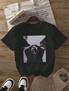 Women T-Shirts - Black - View 1