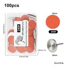 1 Box Metal Nail Drill Replacement Sanding Discs, Foot File Sanding Discs Compatible With Electric Foot Callus Remover - Multicolor - View 19