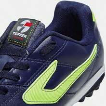 Topper Furia Unisex Society Football Boots - Navy And Green - 藏蓝色 - 查看 6