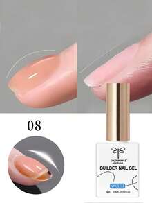 COLOURSMILE 15ml Clear Building Nail Gel Nail Polish For Strengthener Gel Extension Gel Base Coat In A Bottle Soak Off Uv Led Gel Nail Extension - Clear - View 12