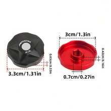 CNC Aluminum Alloy Air Fork Shoulder Cover, Air Chamber Shoulder Control Cover, Air Valve Cap, Dust Cover For Mountain Bike