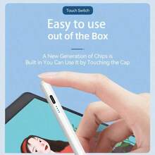 兼容 Apple Pencil 2 1 防手掌误触电源显示屏 iPad 配件 iPad 2022 2021 2020 2019 2018 Pro 11 12.9 Air Mini 触控笔 - 白色 - 查看 3