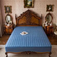 Simple Solid Color Quilted Bedsheet! Practical First Choice! Soft And Dirt Resistant, Machine Washable And Suitable For Multiple Scenarios, Skin Friendly And Soft, Suitable For All Seasons, Skin Friendly, Silent And Dirt Resistant