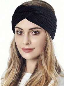 1件女士时尚必备新品，采用优质优雅户外针织面料制成的发带 - 彩色 - 查看 2