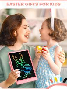 RSP Tableta de escritura LCD de 10 pulgadas, pizarra de dibujo, tableta de garabatos para niños, pizarra de escritura a mano, pizarra de escritura electrónica, adecuada para niños y niñas de 3 a 8 años, incluye bolígrafo y cuerda, pantalla borrable para reutilizar, suministros de aprendizaje de dibujo y escritura para el hogar, regalo para niños y niñas, cumpleaños, Halloween, Navidad - Multicolor - Ver 7