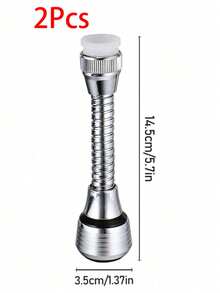 1/2/3pcs Kitchen Gadgets 2 Modes 360° Rotatable Bubbler High Pressure Faucet Extender Water Saving Bathroom Kitchen Accessories Supplies