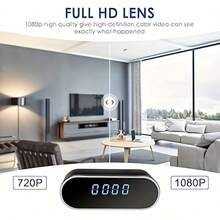 1080P WiFi Security Camera With Night Vision, Motion Detection, And Video Surveillance - Home Wireless Nanny Camera - USB Charging, With Battery, Home Security Camera, Application Control Camera, Portable Camera, Wireless Security Camera - màu đen - Xem 5