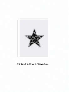 Bộ tranh nghệ thuật đen trắng cổ điển không khung (1/3 tấm), tranh ghép phong cách Y2K, trang trí phòng ngủ họa tiết da báo, trang trí tường thời trang Y2K, quà tặng phong cách retro. - Nhiều màu - Xem 16