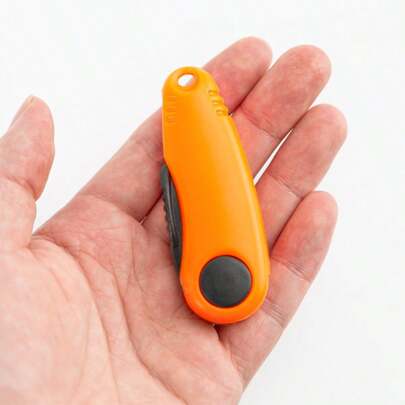 1pc Foldable Shrimp-Shaped Scissors, Crooked Mouth Scissors, Fishing Line Scissors, Small Accessory