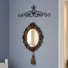 1 pieza Decoración de pared metálica para el hogar - Decoración de pared de hierro rústico, cartel de bienvenida de metal, arte colgante de puerta de granja vintage para decoración de entrada del hogar, hecho a mano, decoración de pared de metal en la esquina, colgante de puerta de metal, decoración de puerta del dormitorio