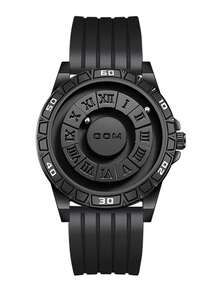 DOM Bestseller Watch For Men, Mirrorless Magnetic Waterproof Wristwatch, High-Tech Fashion Roman Steel Band Watch, Suitable As Christmas Gift For Family And Friends - Shape - View 20