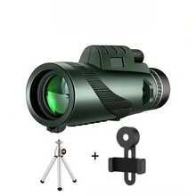 80x100 HD Zoom Powerful Monocular Telescope Portable Binocular Telescope Long Distance Telescope For Hunting Camping