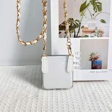 Transparent + Leather Chain