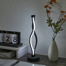 1 Stück minimalistische luxuriöse moderne Tischlampe, USB-betrieben - 3-Farben-Dimmen/Berührung, geeignet für Schlafzimmer, Büro, Café