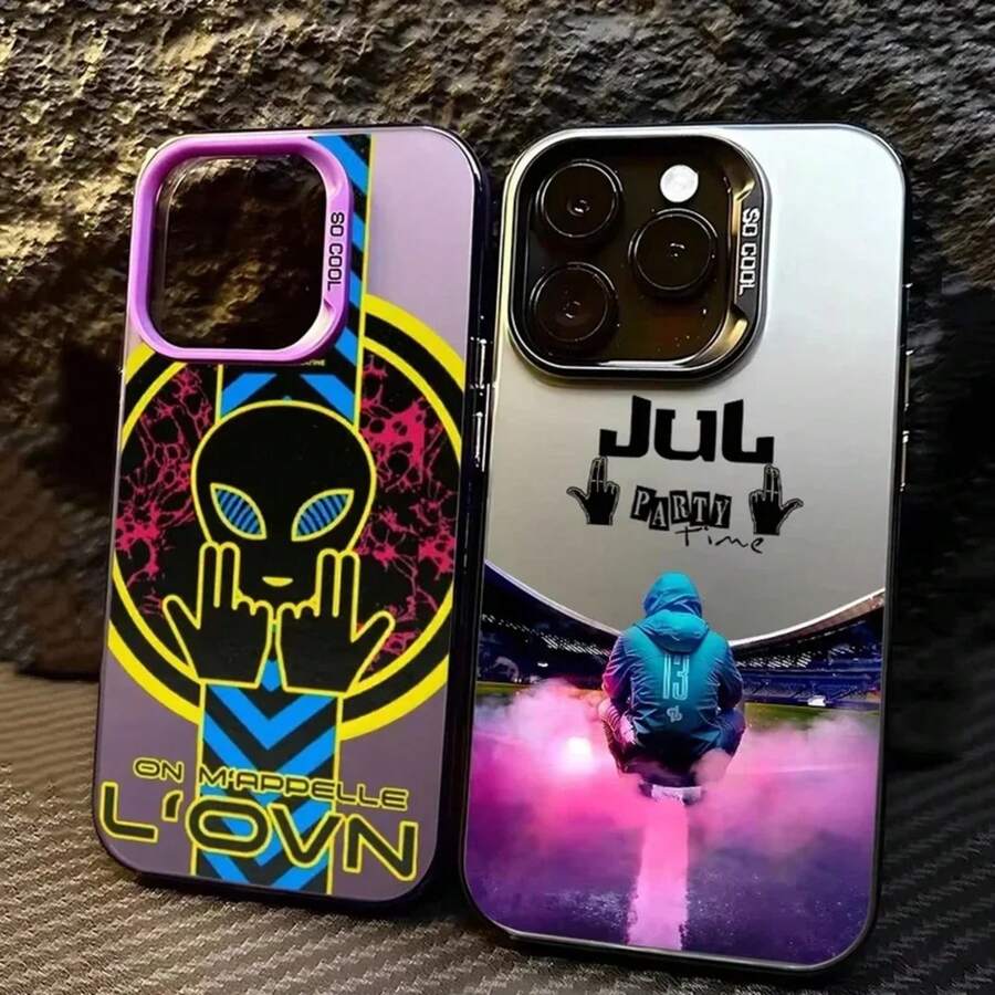 Omerta 47, Omerta 47 IPhone Case Rapper JuL It's Not Funny Phone Case For IPhone 16 15 14 13 12 11 Pro Max X XR XSMAX 8 7 Plus Candy Matte Shockproof Cover - Đen-2G581 - Xem 1