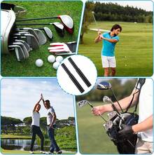 2Pcs Club Shaft Extension, Club Extensions Steel Shaft Extension Putter Shafts Clubs Extensions Wood Putter