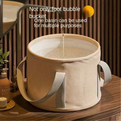 Bồn ngâm chân cách nhiệt gấp gọn di động - Bồn sâu đa chức năng, cách nhiệt bằng lá nhôm, không mùi, không dây.