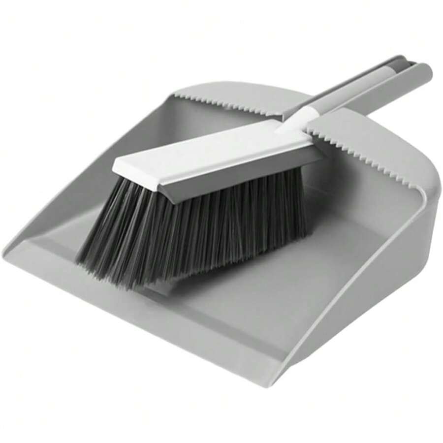 Juego de escoba y recogedor - Cepillo de limpieza pequeño con recogedor encajable,Recogedores domésticos para mesas de ordenador, escritorios, sábanas, fundas nórdicas, sofás, sillones reclinable - 1 - Ver 1