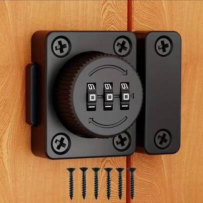 Khóa mật khẩu, khóa kết hợp kim loại dễ lắp đặt cho tủ và ngăn kéo - Không cần chìa khóa, không dây và phù hợp cho các ứng dụng cửa đơn