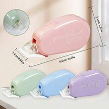 1/4/8 buc. bandă dublu adezivă multicoloră - cu vâscozitate ridicată, poate fi ușor trasă și lipită, potrivită pentru utilizare în albume de scrapbooking, meșteșuguri DIY, întoarcerea la școală, rechizite de birou, jurnale lucrate manual și proiecte de artă. Este un articol de papetărie indispensabil pentru rechizitele școlare și sezonul de întoarcere la școală.