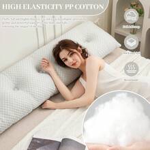 Soft Headboard Pillow Bed Wedge Pillow For Headboard With Side Pockets Dorm Headboard Twin Full Queen King Backrest Pillow, Bed Bolster Pillows For Back Support With Removable Cover - 淺灰色 - 查看 5