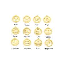 Fashionable Zodiac Necklace, Classic Chain Necklace For Women - Yellow Gold - View 4
