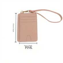 Slim PU Leather ID Card Holder, Multi‑Slots Clear Window Card Wallet For Credit Bus ID Cards - Multicolor - View 9