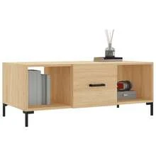 Coffee Table Sonoma Oak 102x50x40 Cm Engineered Wood - Brown - View 4