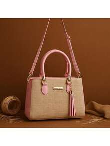 Lorena Vitoria Women's Crossbody Bag Side Bag - 淺粉色 - 查看 3