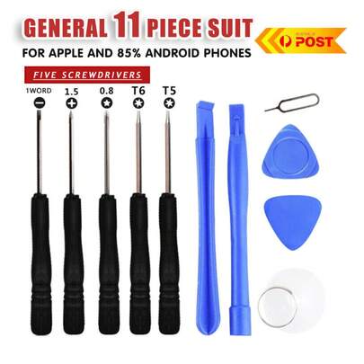 Aimall Opening Pry Tool Screwdriver Set Multiple Functions Repair Tool Kit With Pentalobe Flat Triangle Head Suitable For Repairing IPhones IPad Laptop