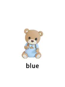 2 件 - 可爱泰迪熊蛋糕装饰、婴儿洗礼蛋糕装饰、软橡胶娃娃装饰、泰迪熊生日蛋糕装饰、婴儿洗礼装饰、性别揭秘派对 - 彩色 - 查看 14