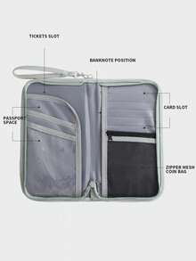 Ví đựng thẻ đa năng nhẹ, tiện dụng, có chức năng sắp xếp hộ chiếu khi đi du lịch, chống RFID và chống thấm nước, thích hợp cho cả nam và nữ. - Nhiều màu - Xem 3