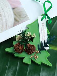 1 buc. Foaie de ceară parfumată cu flori uscate Grove, foaie de ceară parfumată cu parfum de lungă durată pentru garderoba fetelor cu brad de Crăciun, potrivită pentru camere, camere de zi, dulapuri, birouri, băi, sertare, dulapuri pentru încălțăminte etc. (Florile uscate lucrate manual și alte accesorii naturale se desprind ușor, iar culoarea și forma sunt ușor diferite. A se păstra departe de temperaturi ridicate în timpul utilizării, foaia de ceară se va topi peste 45°), decorațiuni de Crăciun, cadouri de Crăciun