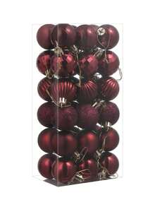Hộp 36 quả bóng Giáng sinh nhân tạo, đồ trang trí cây thông Noel, thích hợp cho các buổi tụ họp lễ hội, tiệc Giáng sinh, vòng hoa, cây thông để bàn, đồ trang trí tiệc sinh nhật, đồ trang trí trung tâm mua sắm, địa điểm tổ chức đám cưới, lễ đón tiếp, sự kiện tốt nghiệp. Nhiều màu sắc, kích thước 1,57 inch - Nhiều màu - Xem 22