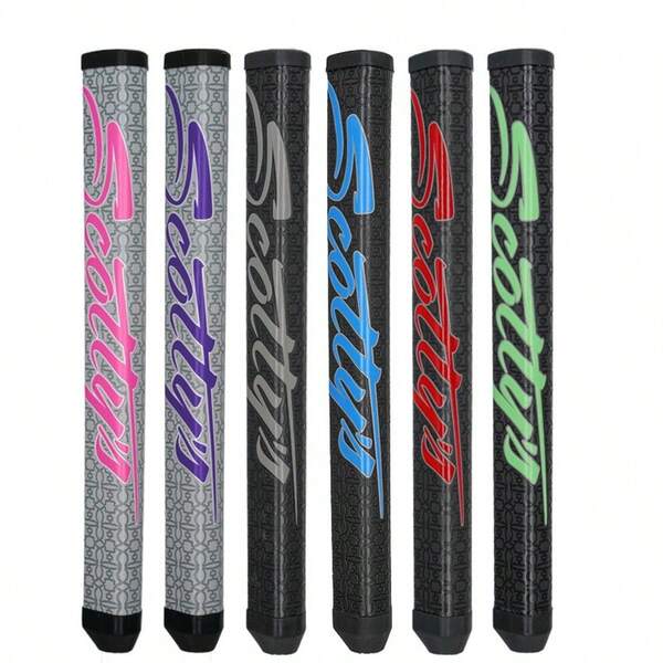 1pc Golf Club Grip Sleeve, PU Material, Anti-Slip Comfortable Texture, Popular Cross-Border