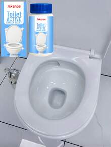 110g Jakehoe Active Toilet Cleaning Powder, Toilet Stain Remover, Toilet Powerful Stain Removal, Toilet Deodorizing & Freshening Agent, Universal Cleaning Powder