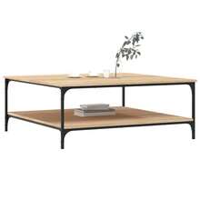 Coffee Table Sonoma Oak 100x100x40 Cm Engineered Wood - Brown - View 4