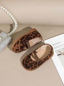 1 双儿童平底鞋，PU 材质，松紧带设计，可爱，适合所有季节