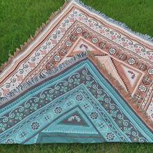 Outdoor Blanket With Classic Geometric Bohemian Jacquard Pattern - Picnic Blanket, Camping Blanket, Sofa Blanket, Nap Blanket, Air Conditioning Blanket, Wall Hanging Blanket, Thick & Soft, Fade-Resistant, Pilling-Resistant, Suitable For Home Decor And Outdoor Use