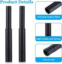 2Pcs Club Shaft Extension, Club Extensions Steel Shaft Extension Putter Shafts Clubs Extensions Wood Putter